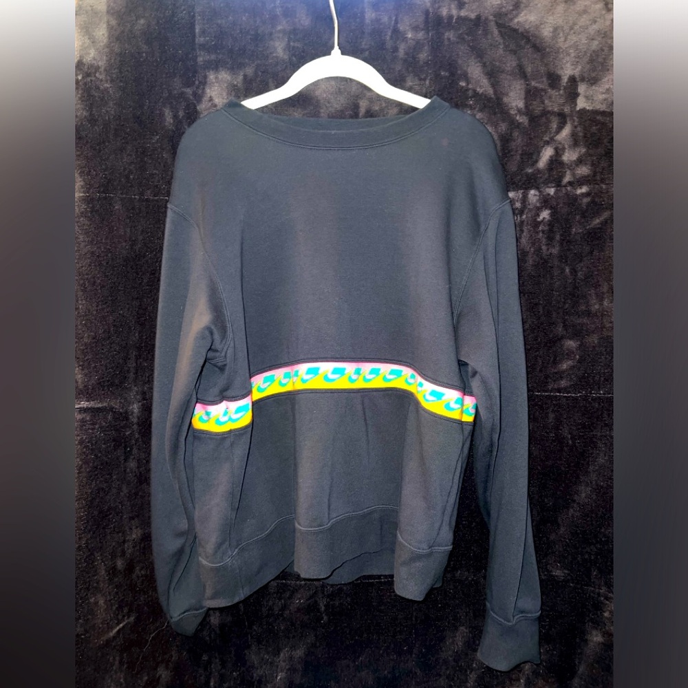 NIKE: Black Statement Sweater - Size Small